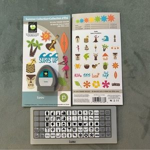 Cricut seasonal - LUAU shapes hawaiian vacation